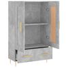 vidaXL Highboard Concrete Grey 69.5x31x115 cm Engineered Wood