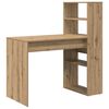 vidaXL Desk Artisan Oak Engineered Wood 113 x 54 x 120 cm