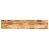 vidaXL Table Top 180x20x2,5 cm Live Edge Solid Wood Rough Mango
