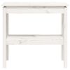 vidaXL Console Table White 80x40x75 cm Solid Wood Pine