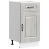 vidaXL Kitchen Base Cabinet Kalmar Grey Sonoma Engineered Wood