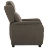 vidaXL Recliner Chair Taupe 67.5 x 93.5 x 101.5 cm Fabric
