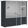 vidaXL Bird Cage Anthracite 215x78x200 cm Galvanised Steel