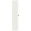 vidaXL Storage Cabinet 2 pcs White 90 x 40 x 200 cm Steel