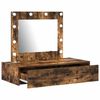 vidaXL Dressing Table Brown 83 x 40 x 70 cm Engineered Wood