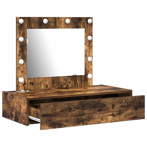 vidaXL Dressing Table Brown 83 x 40 x 70 cm Engineered Wood