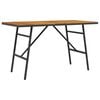 vidaXL Dining Table Brown 110 x 55 x 62 cm Solid Acacia Wood