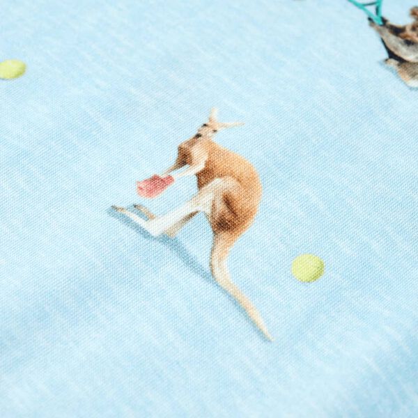 Kids' T-shirt Light Blue Melange 116