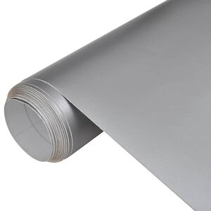 vidaXL Car Films 2 pcs Matt Silver 100x150 cm+50x150 cm