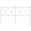 vidaXL Metal Replace Headboard White 140cm