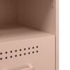 vidaXL Bedside Cabinets 2 pcs Pink 36x39x50.5 cm Steel