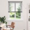 vidaXL Venetian Blind Manual Adjustable Black 150 x 90 cm PVC