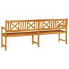 vidaXL Garden Bench Brown 220 x 56 x 90 cm Solid Acacia Wood