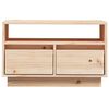 vidaXL TV Cabinet 60x35x37 cm Solid Wood Pine