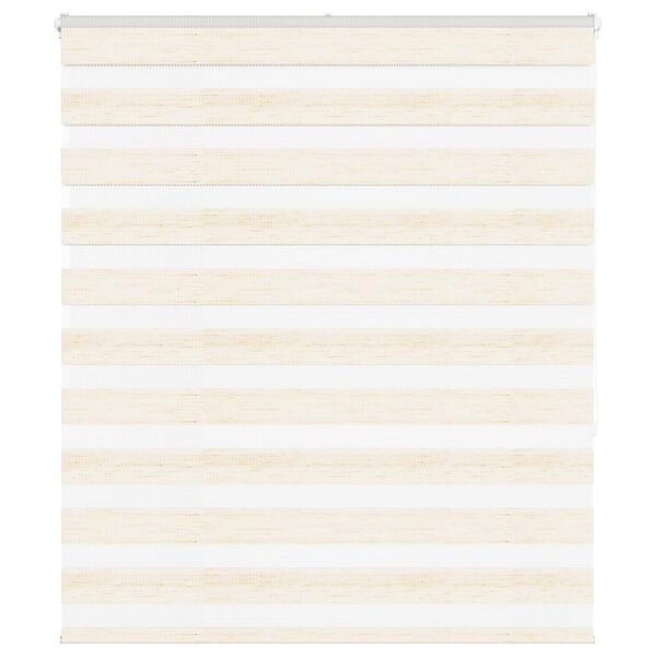 vidaXL Zebra Blind Marble Beige 120x150 cm Fabric Width 115.9 cm Polyester