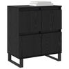 vidaXL Sideboard Black Oak 60 x 35 x 70 cm
