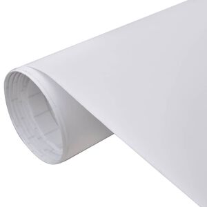 vidaXL Car Film Matt White 100x150 cm