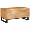 vidaXL Coffee Table Natural 80 x 50 x 40 cm Solid Mango Wood
