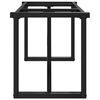 vidaXL Coffee Table Legs O-Frame 140x30x43 cm Steel