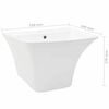 vidaXL Basin White 53 x 44 x 37 cm Glazed Ceramic