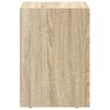 vidaXL Bedside Table Sonoma Oak 29.5 x 35 x 50 cm Engineered Wood