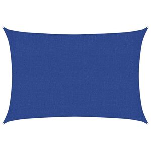 vidaXL Sunshade Sail 160 g/m&sup2; Blue 2x2.5 m HDPE