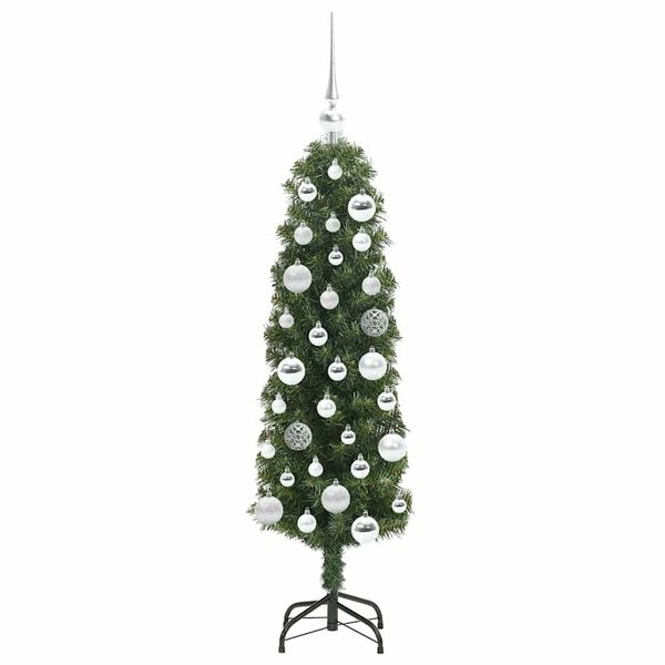 vidaXL Artificial Christmas Tree with 150 LEDs with Stand Green 120 cm