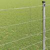 vidaXL Field Fence Silver 25 x 1.4 m Galvanised steel