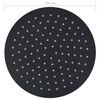 vidaXL Rain Shower Head Stainless Steel 25 cm Round Black