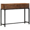 vidaXL Console Table 110x30x80 cm Solid Wood Reclaimed