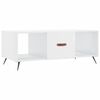 vidaXL Coffee Table High Gloss White 102x50x40 cm Engineered Wood