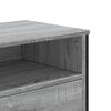 vidaXL TV Cabinet Grey Sonoma 122x34x41 cm Engineered Wood