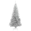 vidaXL Christmas Tree with 300 LEDs with Stand Silver 180 cm PET