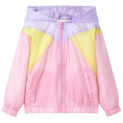 Kids' Hooded Jacket with Zip Multicolour 92