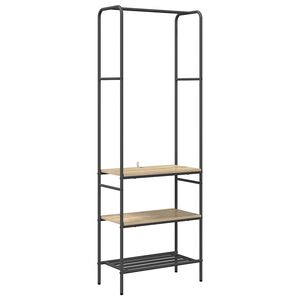 vidaXL Clothes Rack Sonoma Oak 60 x 30 x 171 cm Engineered Wood