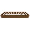 vidaXL Bed Frame without Mattress Honey Brown Solid Wood Small Double