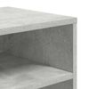 vidaXL Book Cabinet Concrete Grey 66x31x80 cm Engineered Wood