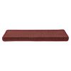 vidaXL Stair Mats 30 pcs 65x21x4 cm Bordeaux Rectangular Edge