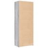 vidaXL Highboard Grey Sonoma 70x42.5x185 cm Engineered Wood
