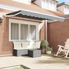 vidaXL Awning Frame White 3.5 x 2 m Powder-coated steel and aluminium