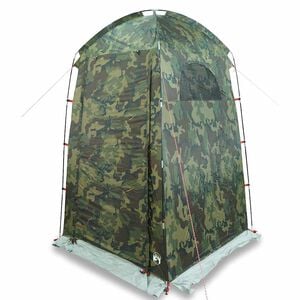 vidaXL Shower Tent Camouflage Waterproof