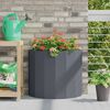vidaXL Planter Anthracite 60 x 30 x 50 cm Steel