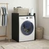 vidaXL Wash Machine Cabinet with Storage Black Oak 67.5 x 62 x 97 cm