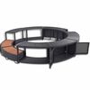 vidaXL Hot Tub Surround Black Poly Rattan