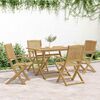 vidaXL Folding Garden Chairs 4 pcs 57.5x54.5x90 cm Solid Wood Acacia