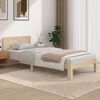 vidaXL Bed Frame without Mattress Solid Wood Pine 90x200cm
