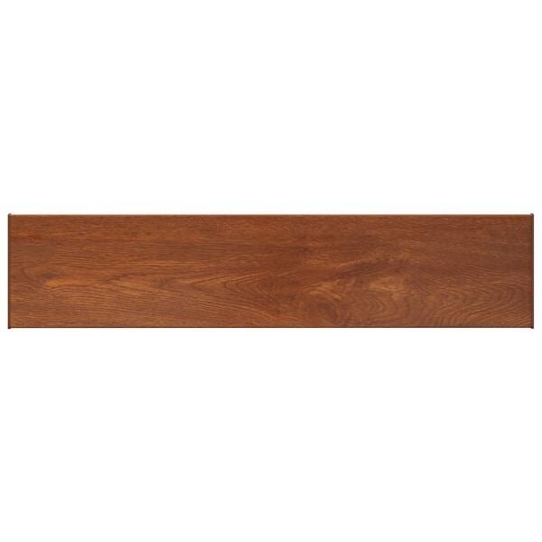 vidaXL Window Sill Brown Wood 120 x 35 x 4.5 cm PVC
