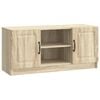 vidaXL TV Cabinet Sonoma Oak 102 x 34.5 x 47 cm Engineered Wood
