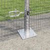 vidaXL Fence with Posts Silver 1.6 x 10 m Steel