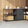 vidaXL Kitchen Storage Set 2 pcs Anthracite Cold-rolled Steel